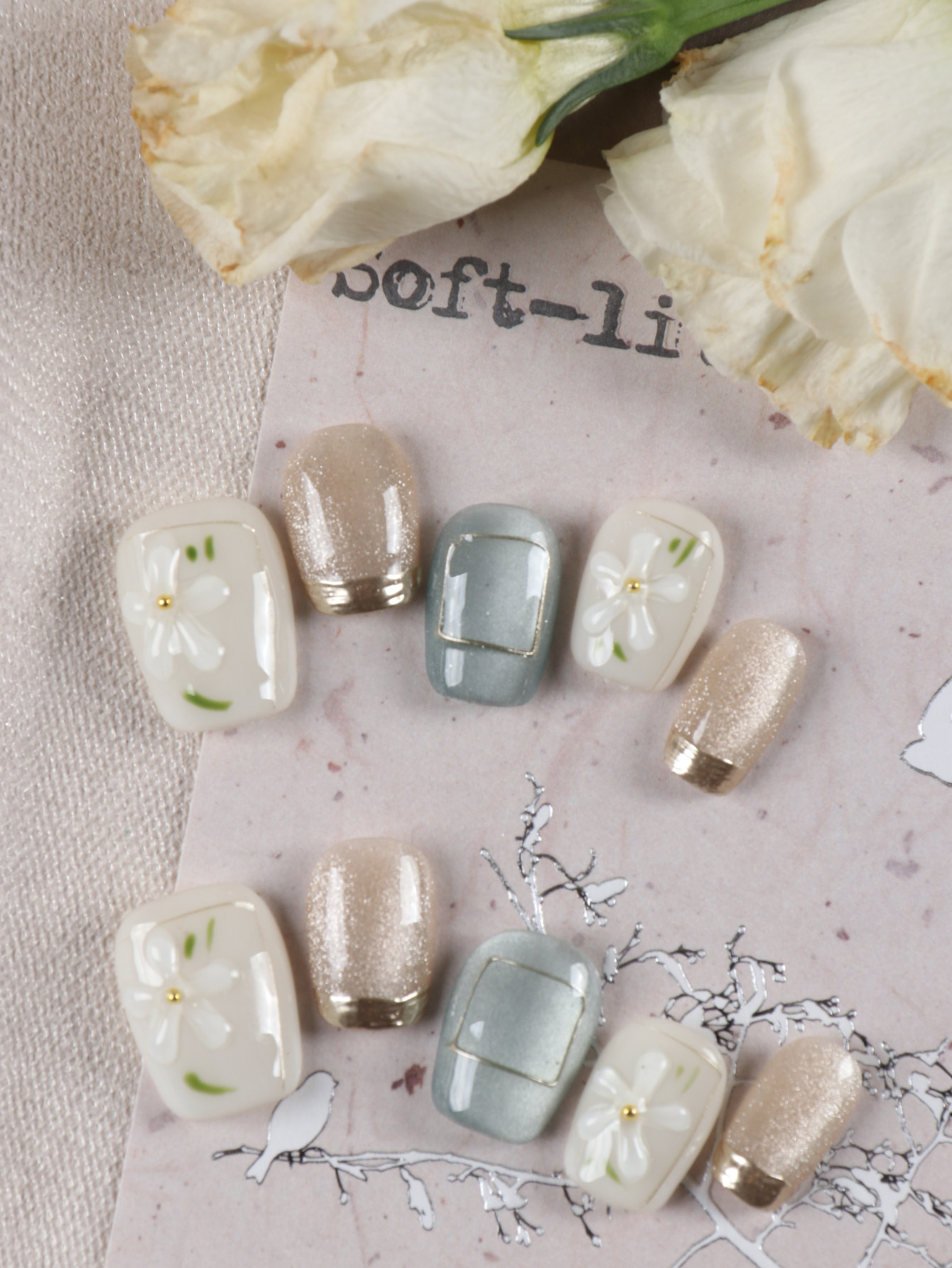 Nail Adhesive Tab - 10Pcs Press on Nails Fake Nails