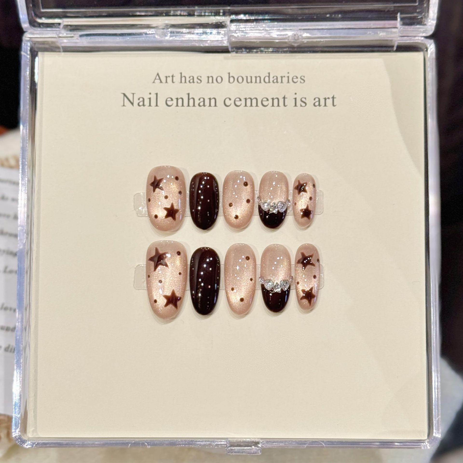 Nail Adhesive Tab - 10 PCS Luxury Handmade Press On