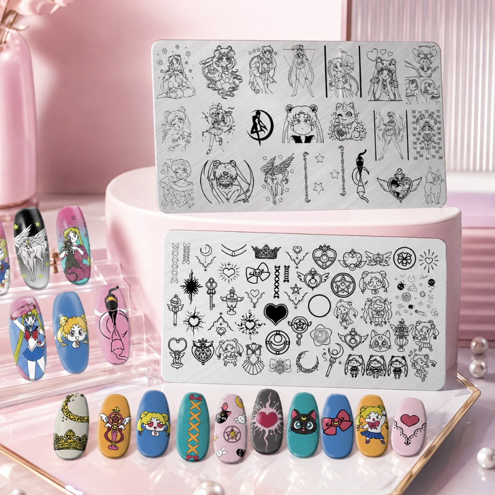 Sailor Moon Anime Nail Stampin - огляд і ціна Nail Stamping Plate