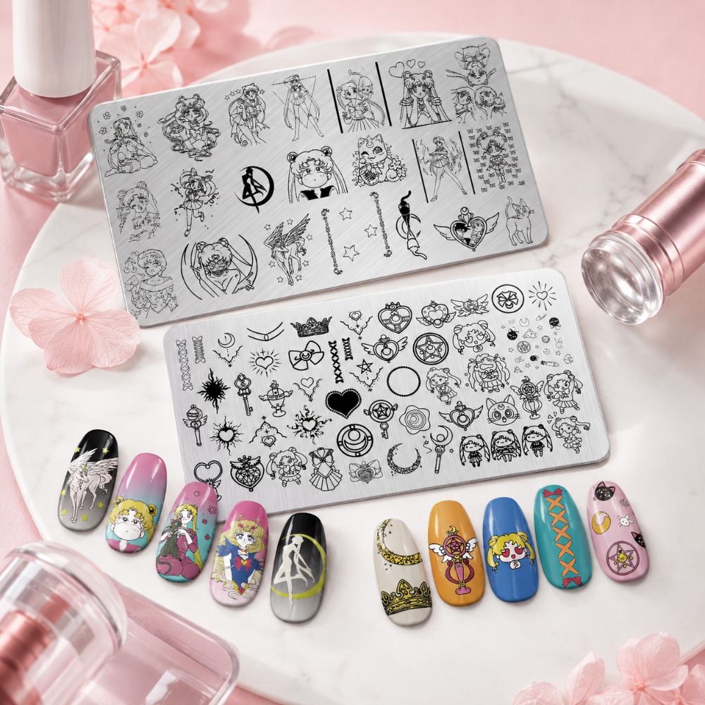 Sailor Moon Anime Nail Stampin - огляд і ціна Nail Stamping Plate