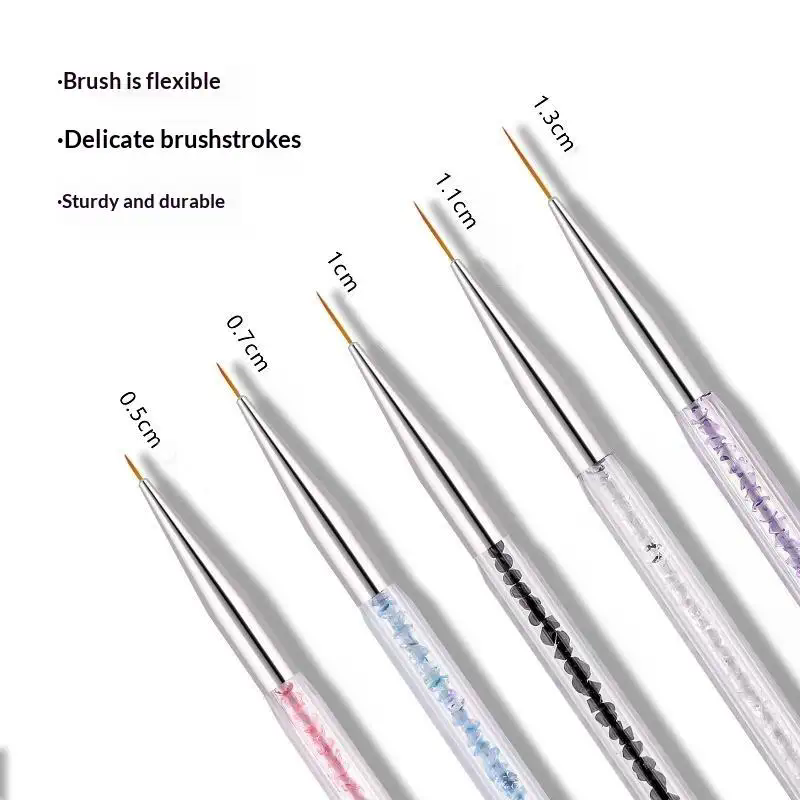 5Pcs Rhinestone Picker Stripe  - огляд і ціна Nail Art Dotting Tool