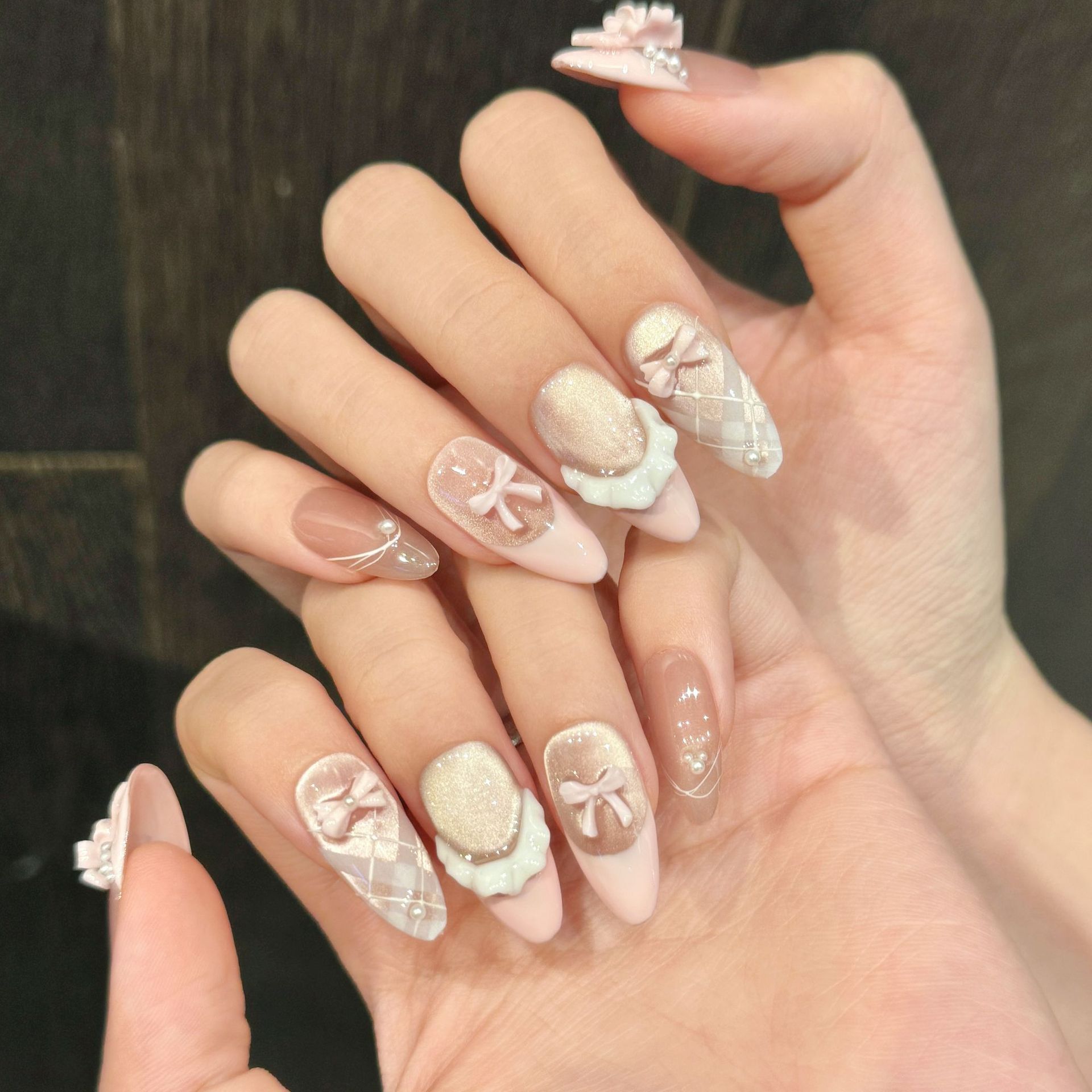 10pcs Handmade Press on Nails  - огляд і ціна Nail Art Y2K