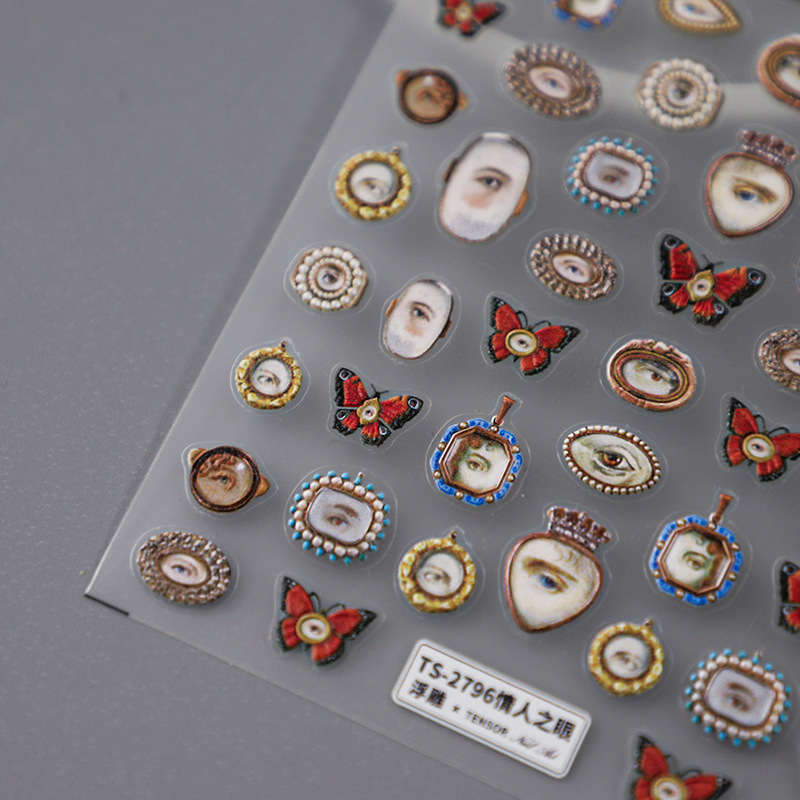 1pcs 5D Embossed Halloween Mix - огляд і ціна Nail Art Xmas