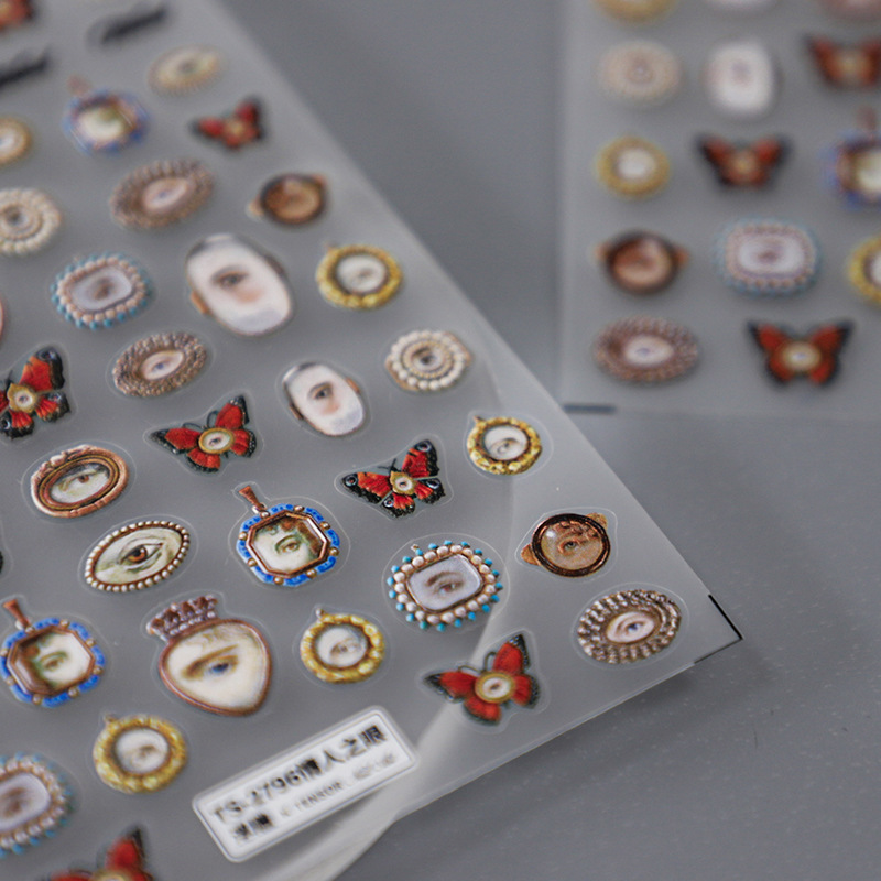 1pcs 5D Embossed Halloween Mix - огляд і ціна Nail Art Xmas