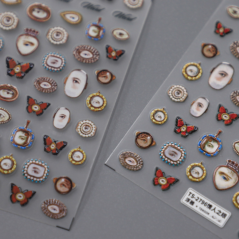 1pcs 5D Embossed Halloween Mix - огляд і ціна Nail Art Xmas