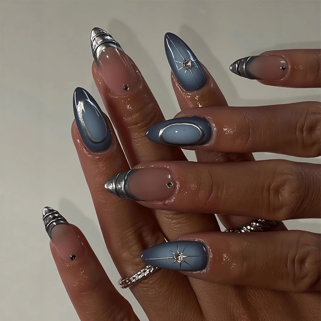24Pcs Short Almond Nails Set F - огляд і ціна Nail Art Jelly