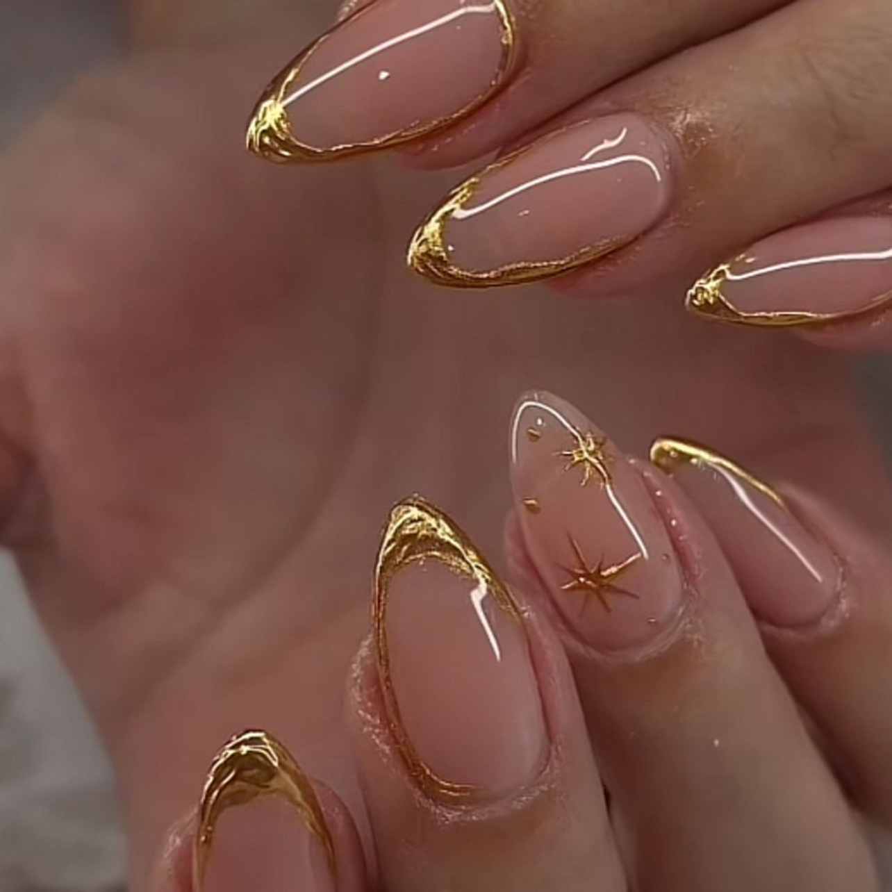24Pcs Short Almond Nails Set F - огляд і ціна Nail Art Jelly