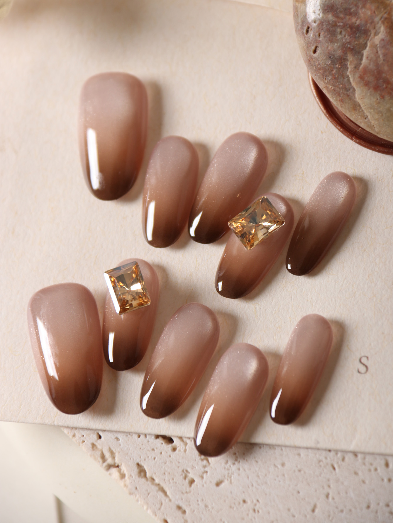 10Pcs Acrylic Press on Nails B - огляд і ціна Nail Adhesive Tab
