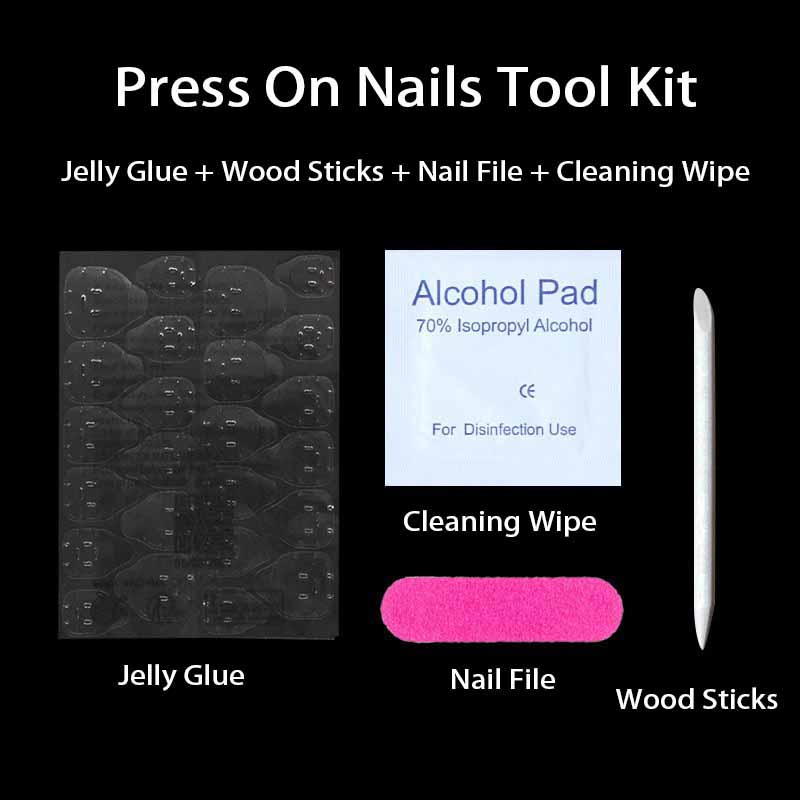 1 Set Nail Adhesive Tabs Jelly - огляд і ціна Nail Art Jelly