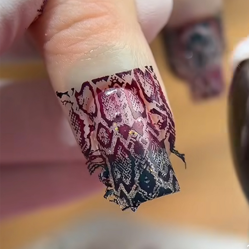 Animal Image Snake Leopard Nai - огляд і ціна Nail Art Zebra