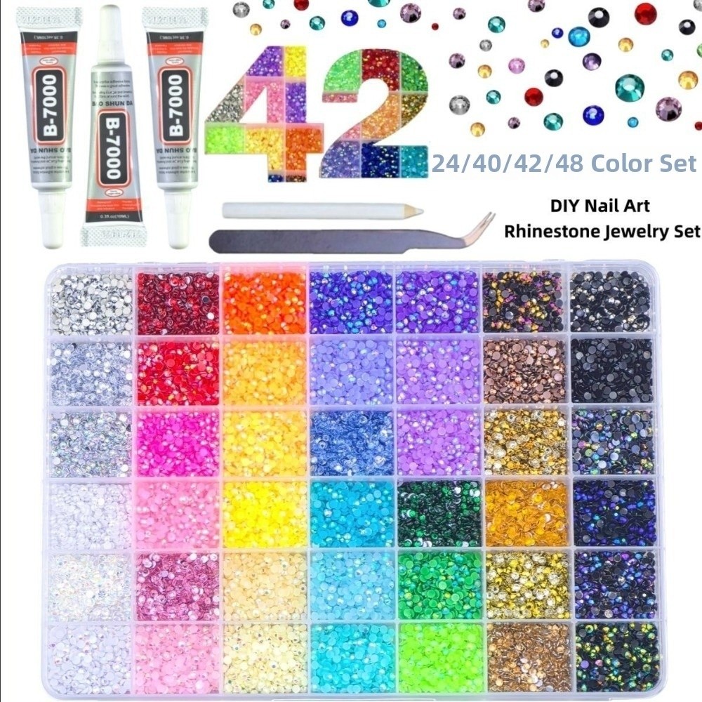 Multicolor Resin Rhinestone Ki - огляд і ціна Nail Art Jelly
