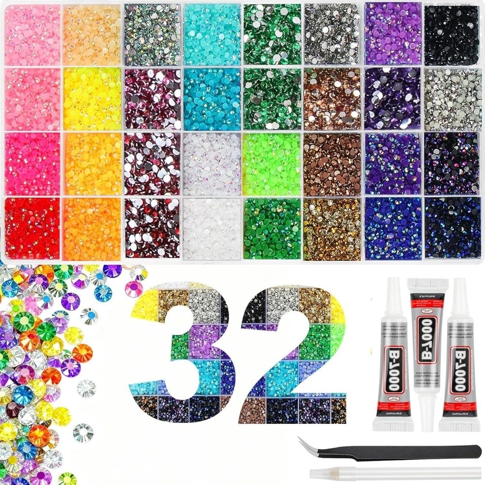 Multicolor Resin Rhinestone Ki - огляд і ціна Nail Art Jelly