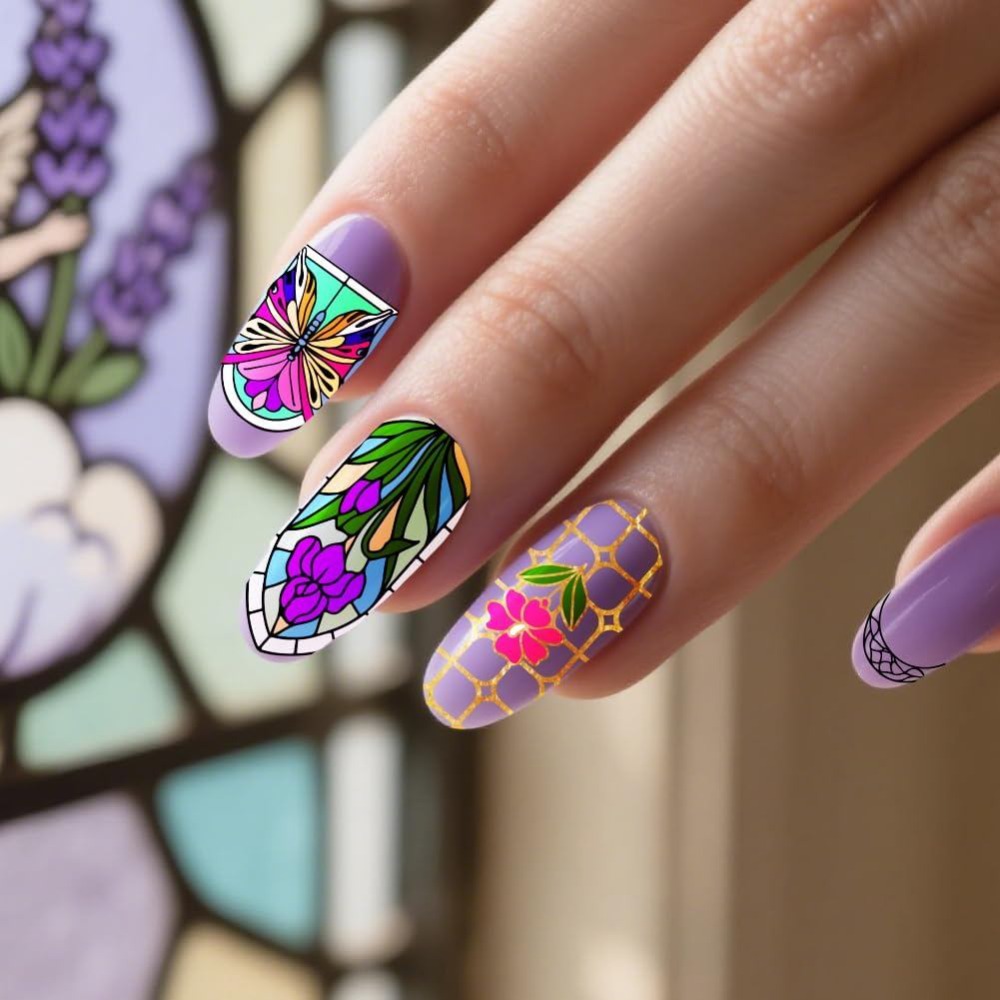 3pcs Flower Window Nail Stampi - огляд і ціна Nail Stamping Plate