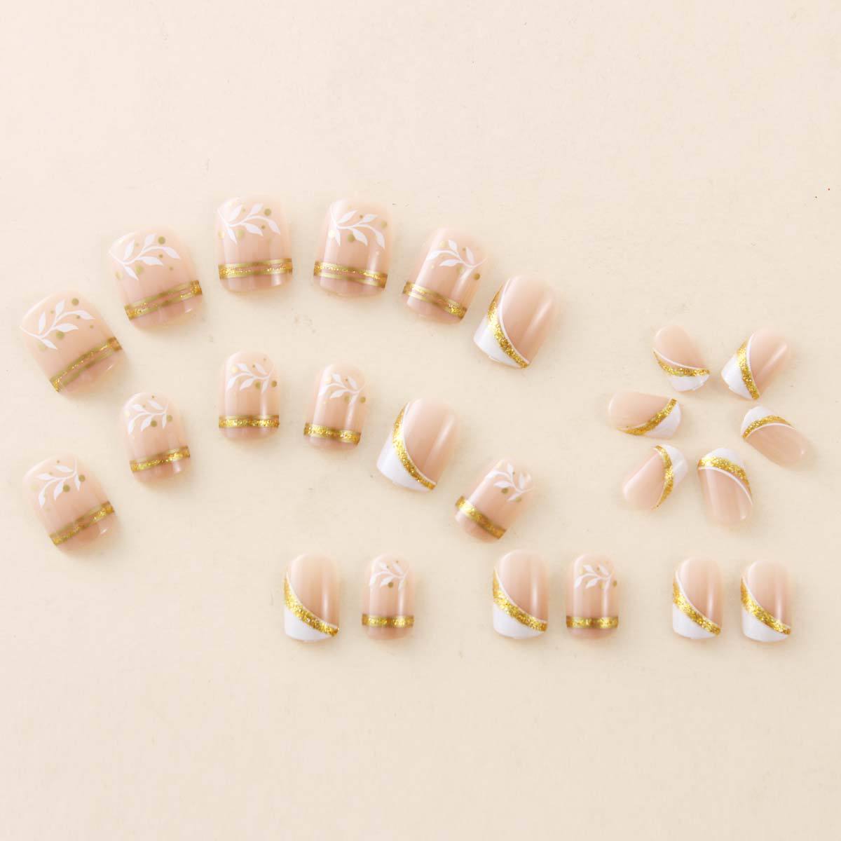 Nude Short Square Press On Nai - огляд і ціна Nail Art Design