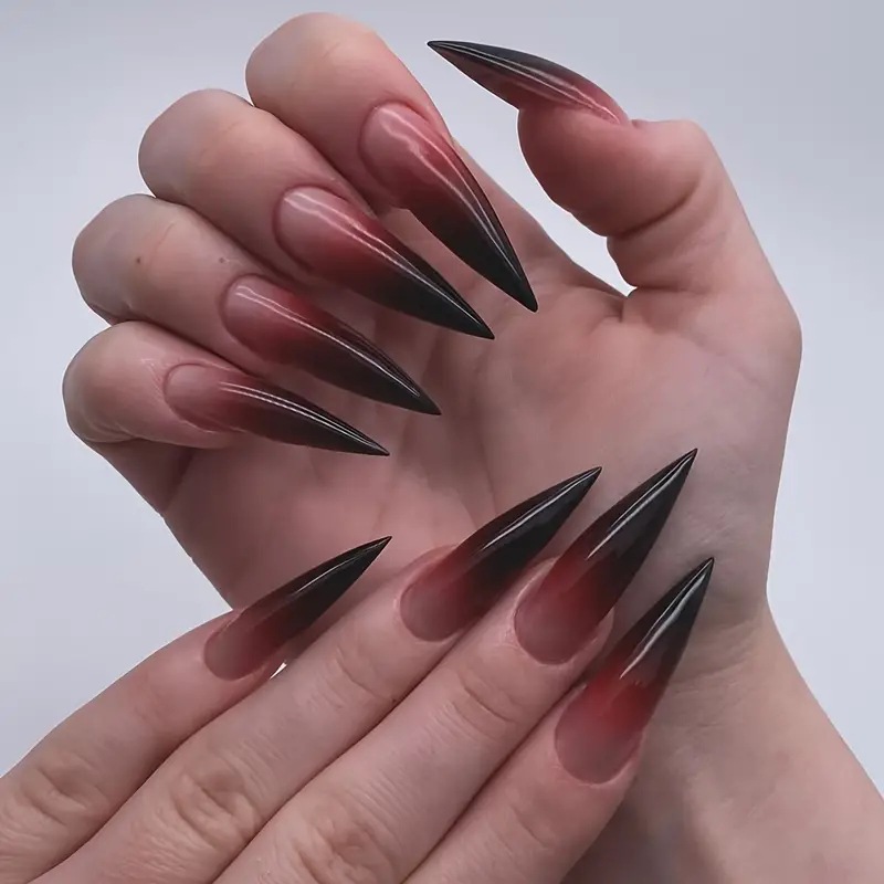 24Pcs Long Stiletto False Nail - огляд і ціна Nail Art Y2K