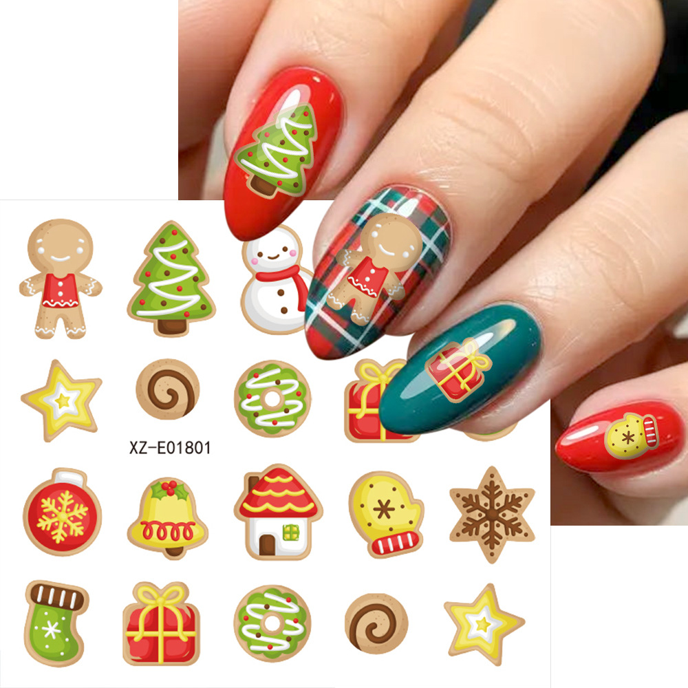 30pcs/set Christmas Nail Art S - огляд і ціна Nail Art Xmas