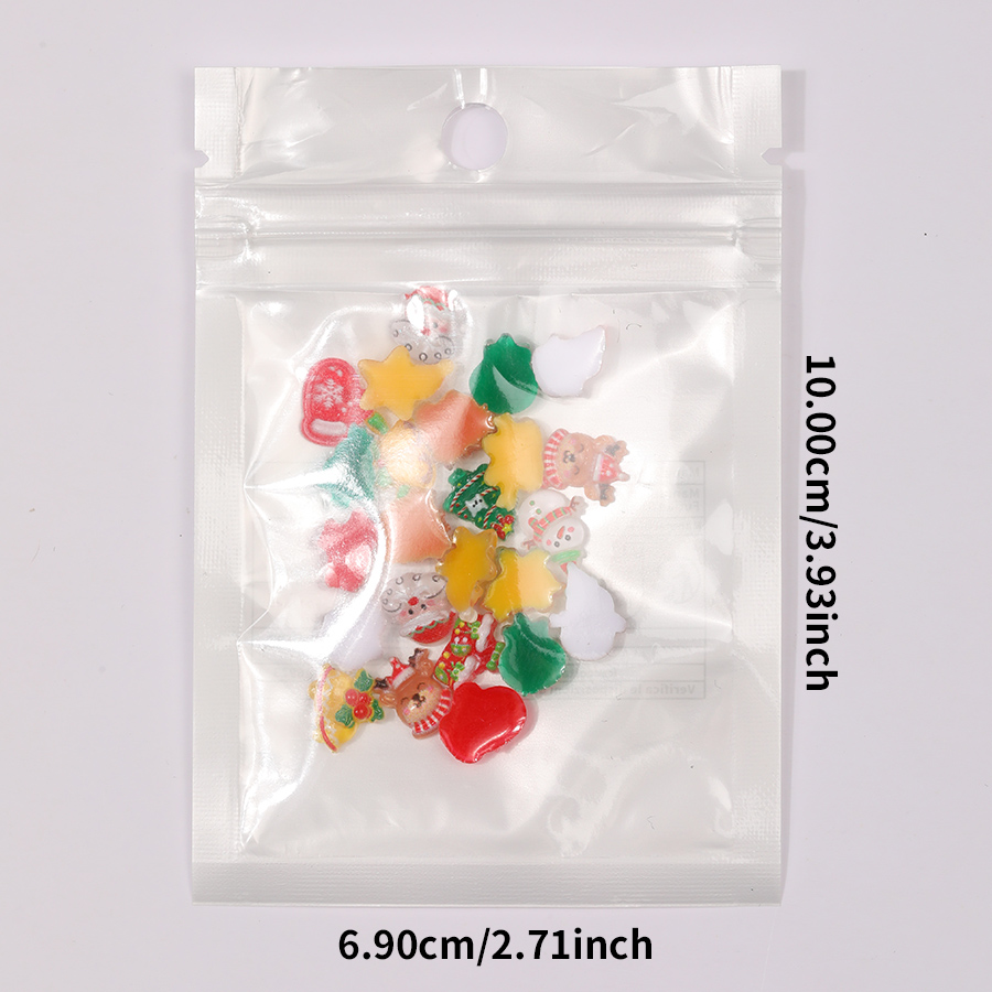 24Pcs Charmful Cartoon Christm - огляд і ціна Nail Art Xmas