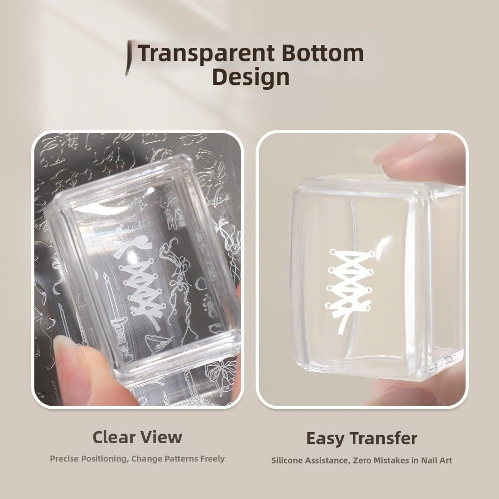 New Transparent Nail Art Stamp - огляд і ціна Nail Stamping Plate