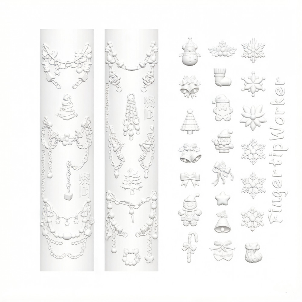 Christmas 3D Silicone Mold for - огляд і ціна Nail Art Xmas