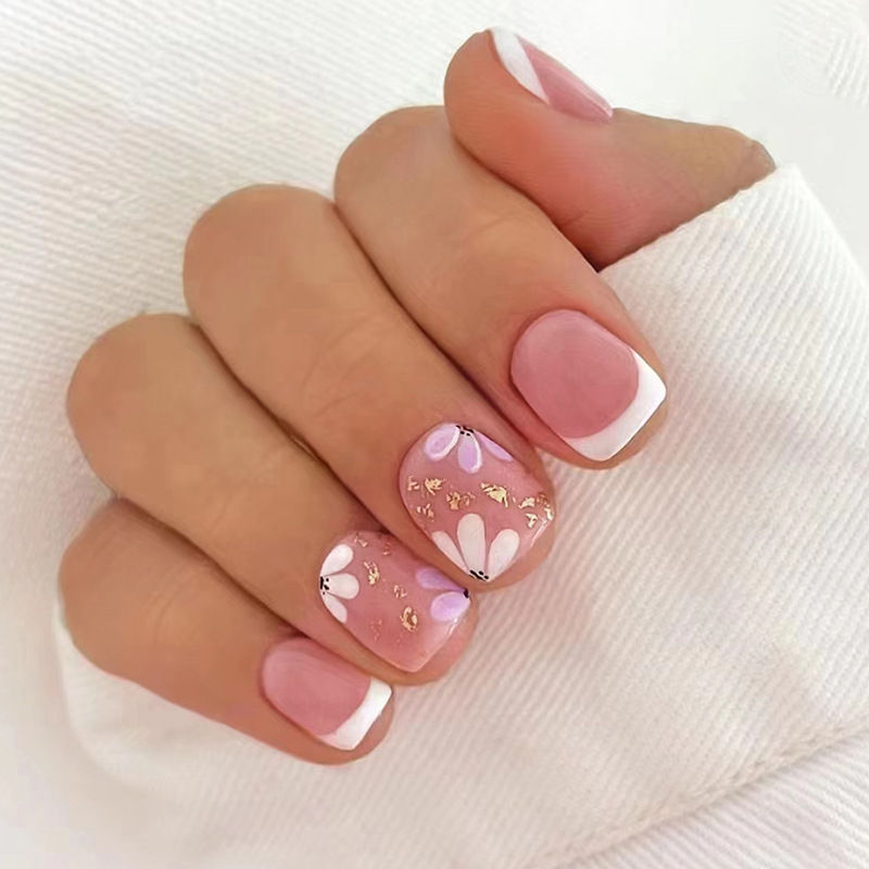 24Pcs Short Ballet False Nails - огляд і ціна Nail Art Jelly