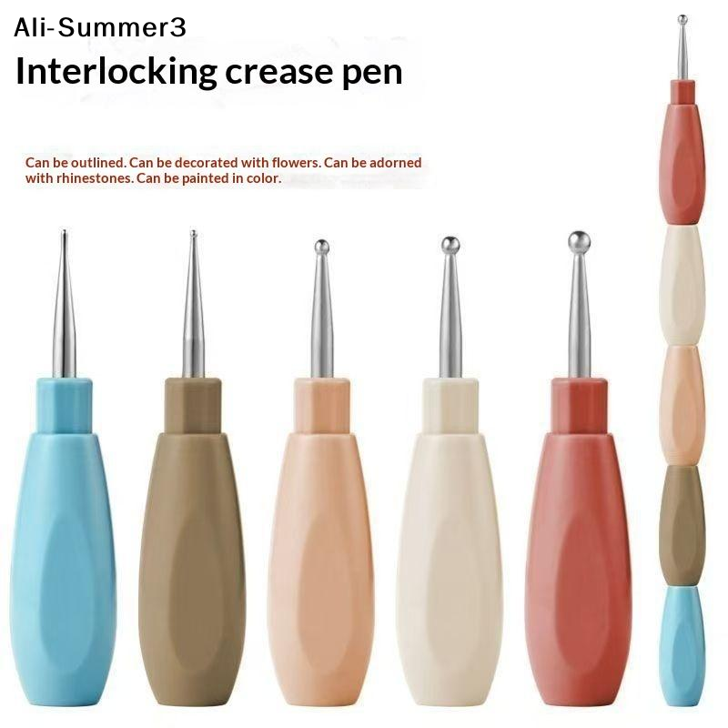 【A3s】5Pcs Handle Liner Drawing - огляд і ціна Nail Art Dotting Tool