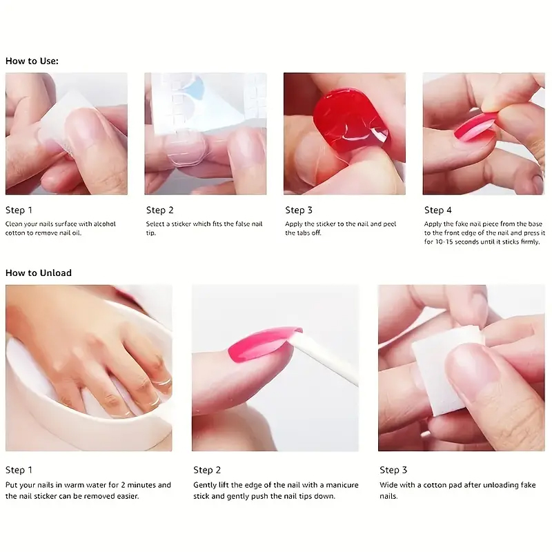 24pcs medium square minimalist - огляд і ціна Nail Art Y2K