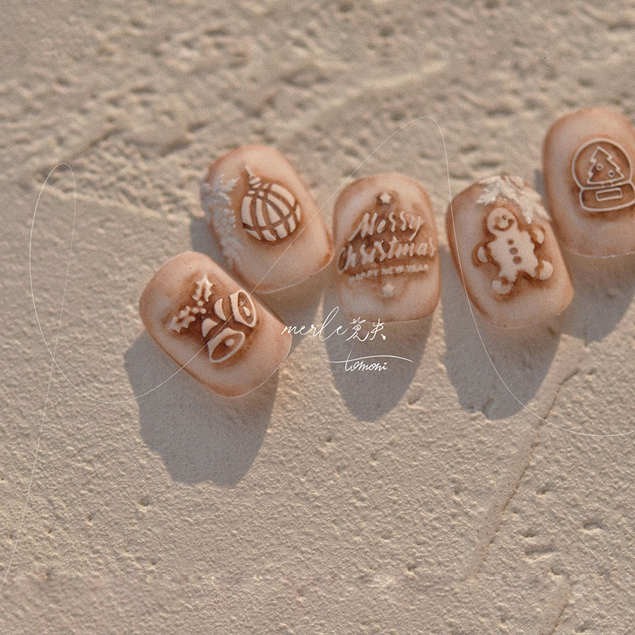 5D Relief Pure White Merry Chr - огляд і ціна Nail Art Xmas