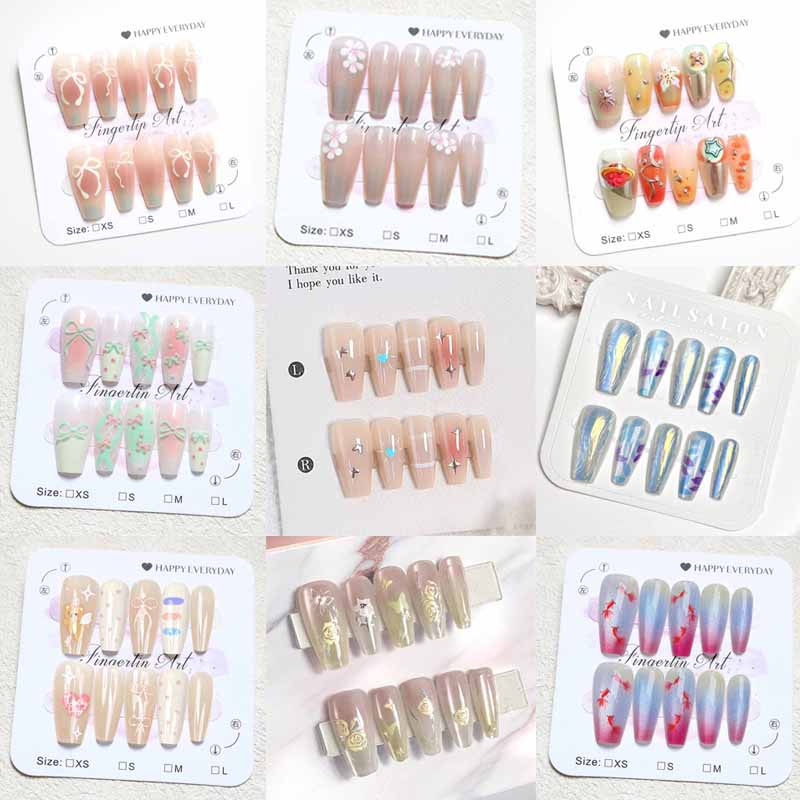 10 Pcs Women French Style High - огляд і ціна Nail Art Y2K