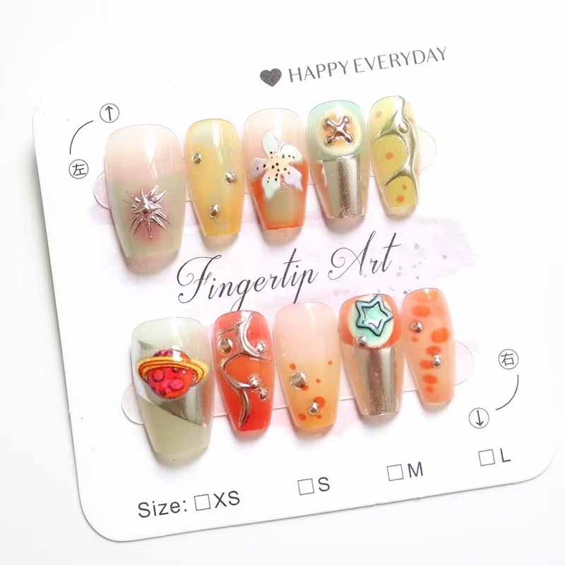 10 Pcs Women French Style High - огляд і ціна Nail Art Y2K