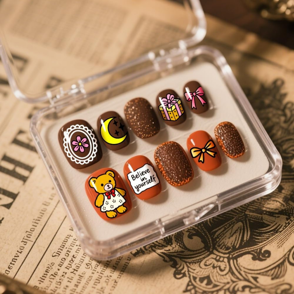 3pcs Cute Bear Nail Stamping P - огляд і ціна Nail Stamping Plate
