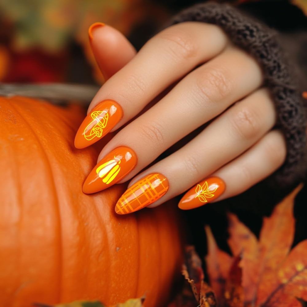 Fall Thanksgiving Nail Stamp P - огляд і ціна Nail Stamping Plate