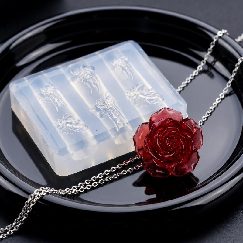 New3D Silicone Nail Mold Rose  - огляд і ціна Nail Stamping Plate