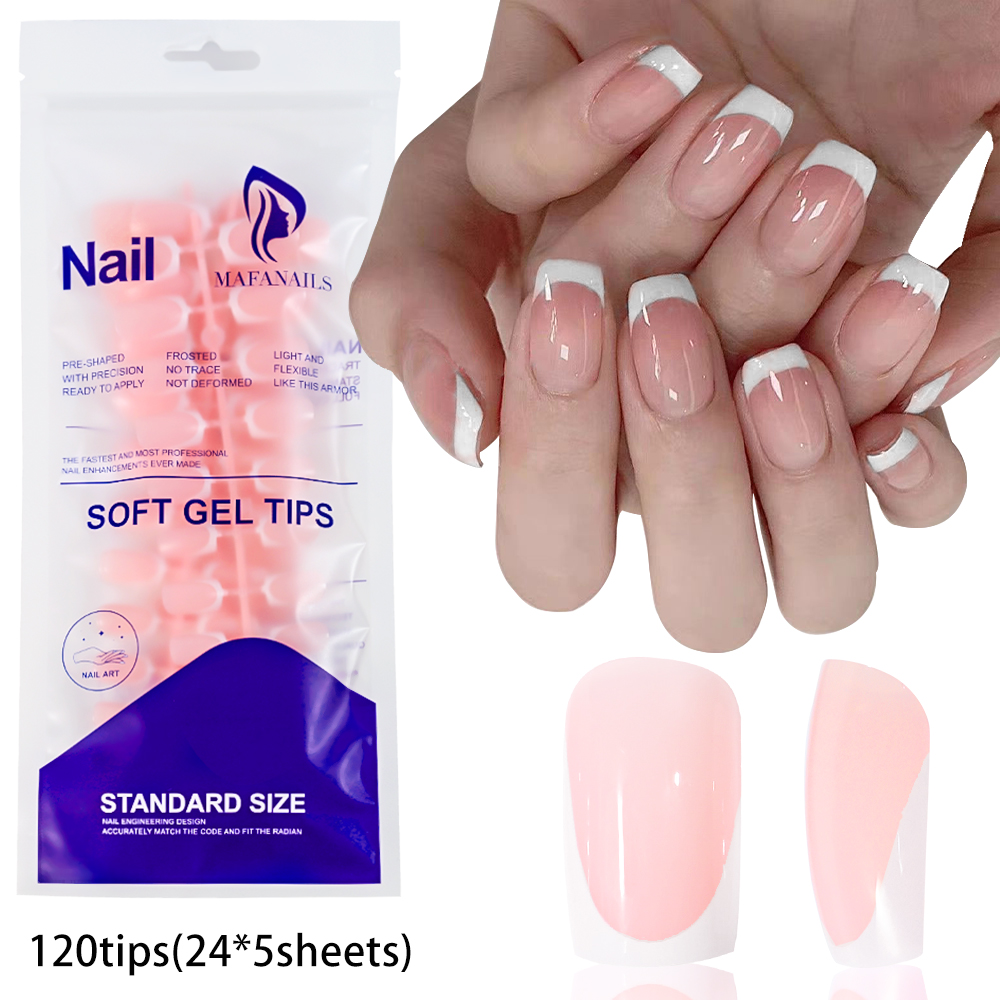 120pcs Glossy Short Square Pre - огляд і ціна Nail Art Y2K