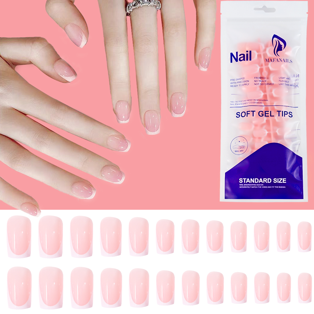120pcs Glossy Short Square Pre - огляд і ціна Nail Art Y2K