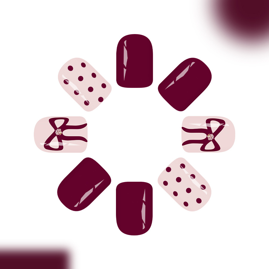 Short Square Press On Nails Gl - огляд і ціна Nail Art Design