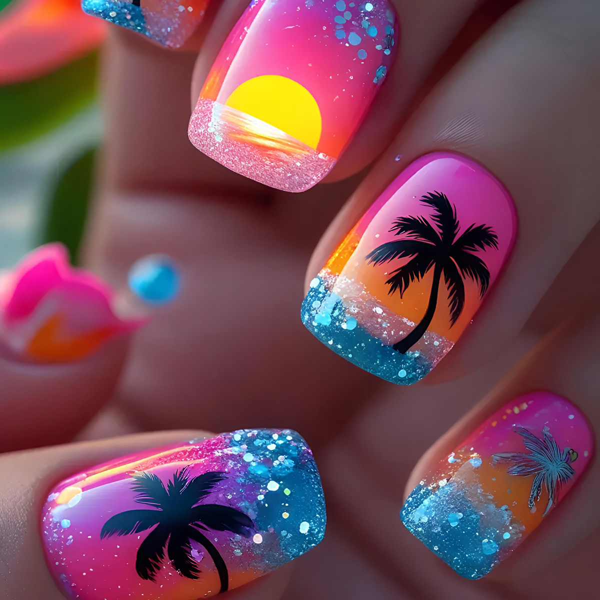 24pcs/set Short Medium Long Fa - огляд і ціна Nail Art Y2K