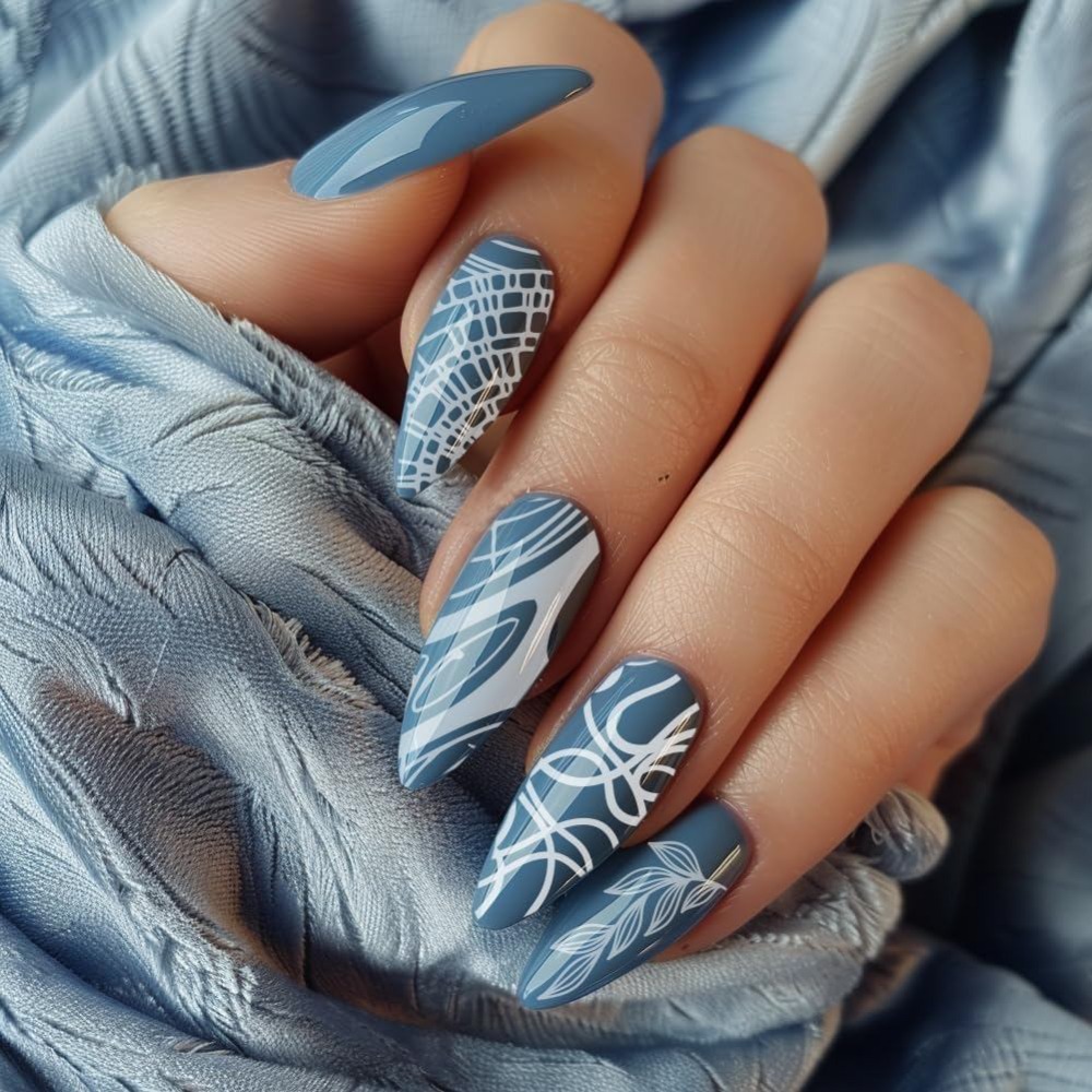 5pcs Line Texture Nail Art Tem - огляд і ціна Nail Stamping Plate