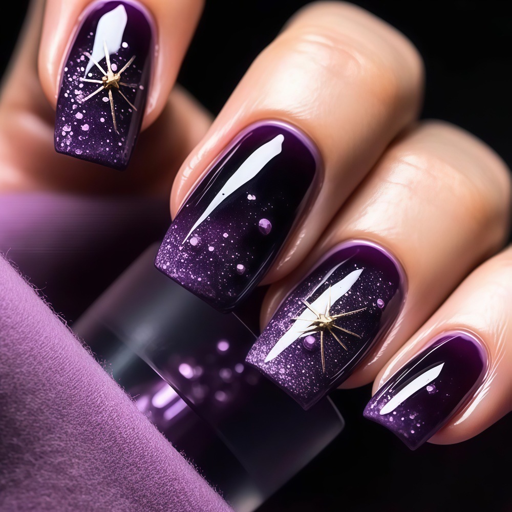 Short Medium fake nails gradie - огляд і ціна Nail Art Y2K