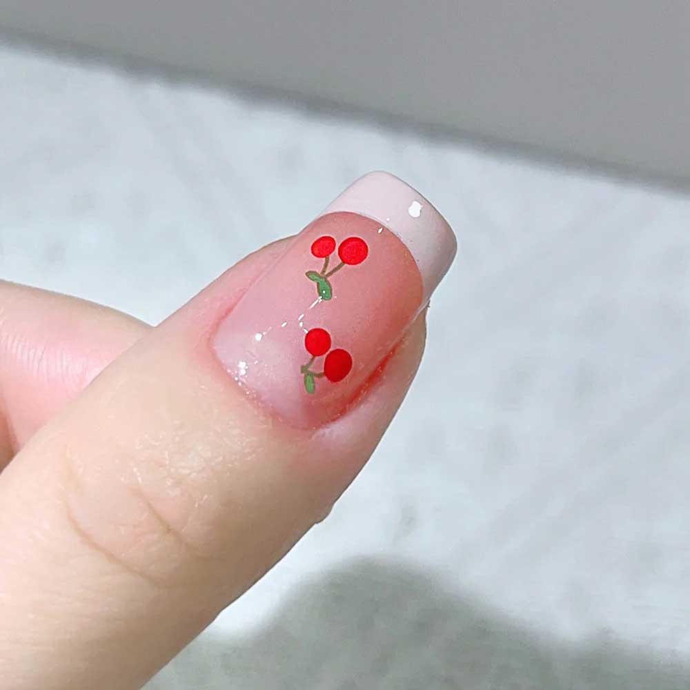 1sheet 3D Sweet Cherry Fruit N - огляд і ціна Nail Art Red Cherry