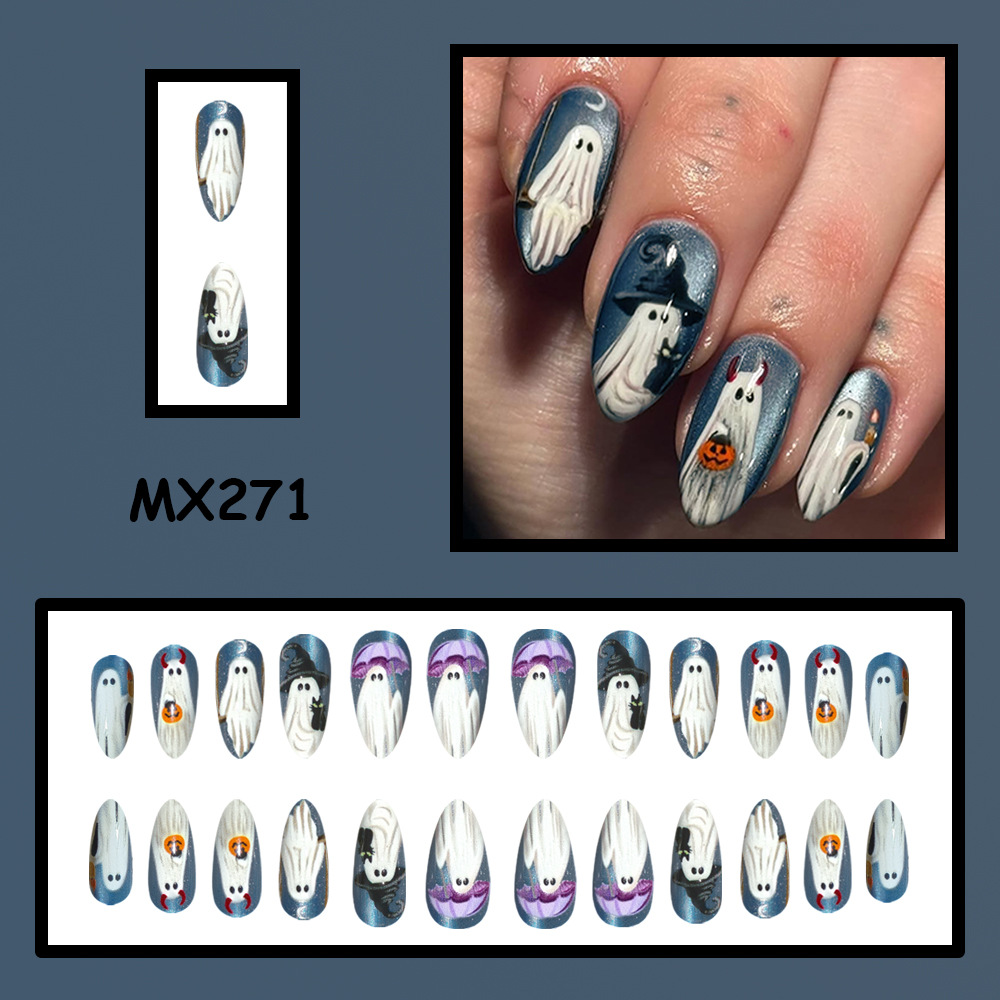 24pcs Halloween Nail Art Ghost - огляд і ціна Nail Art Jelly