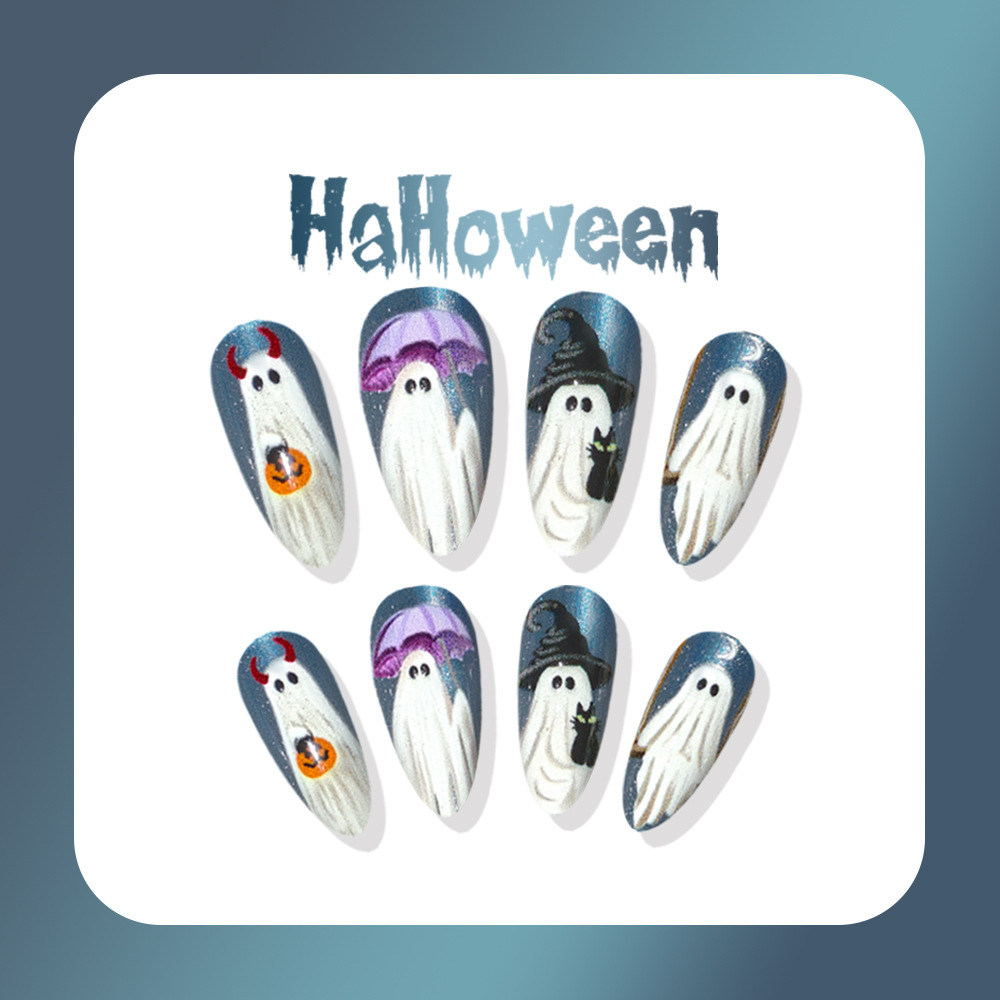 24pcs Halloween Nail Art Ghost - огляд і ціна Nail Art Jelly