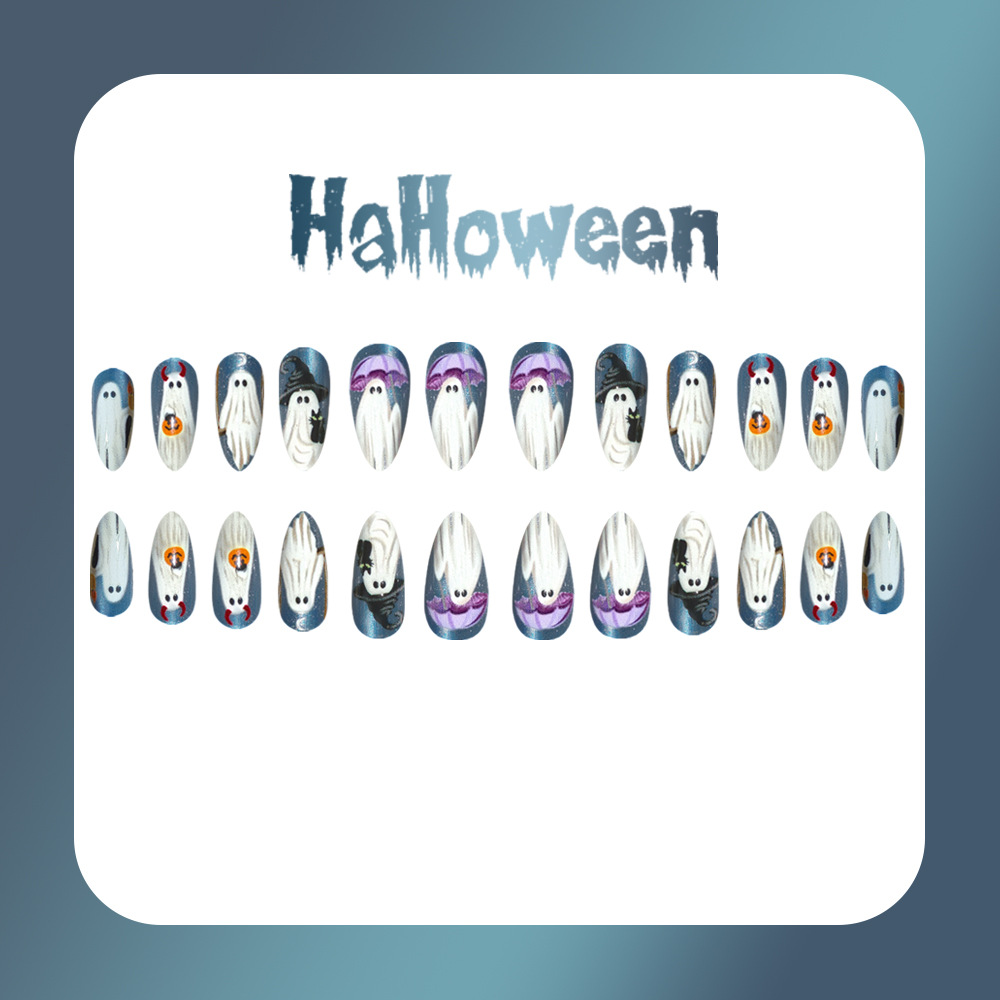 24pcs Halloween Nail Art Ghost - огляд і ціна Nail Art Jelly
