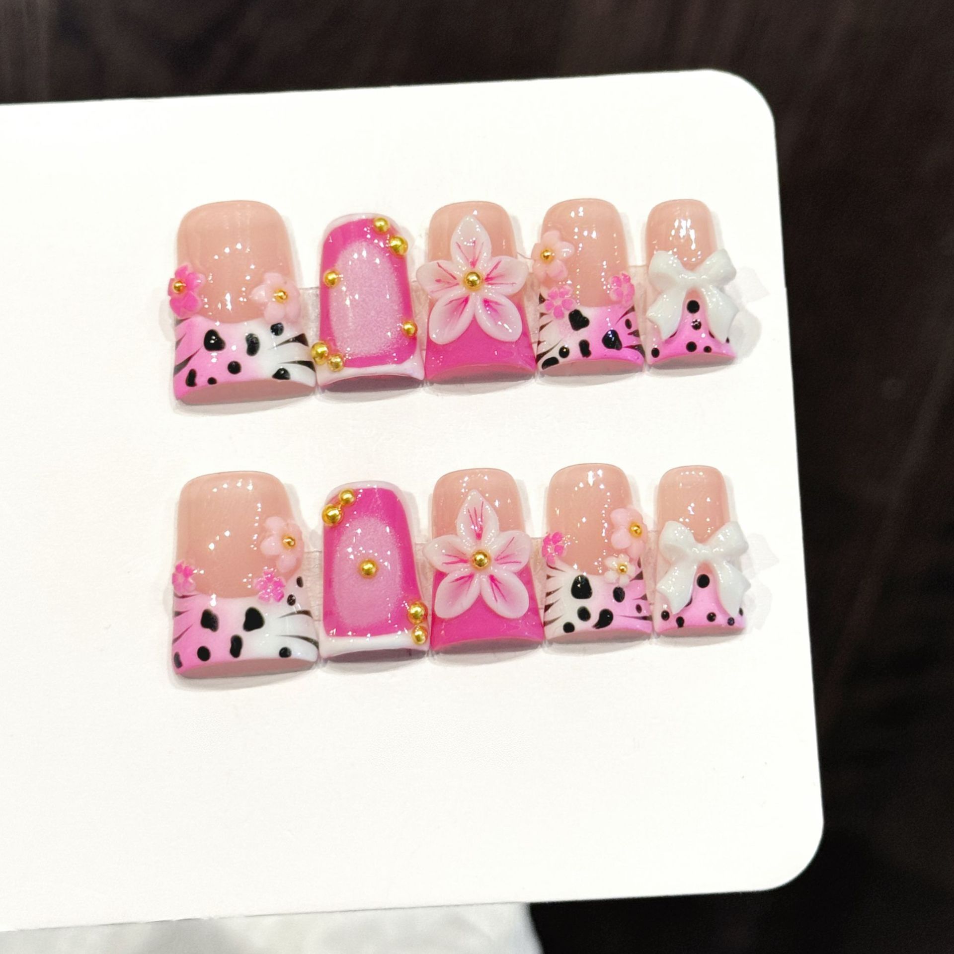 10pcs Ocean Style Fake Nails D - огляд і ціна Nail Art Design