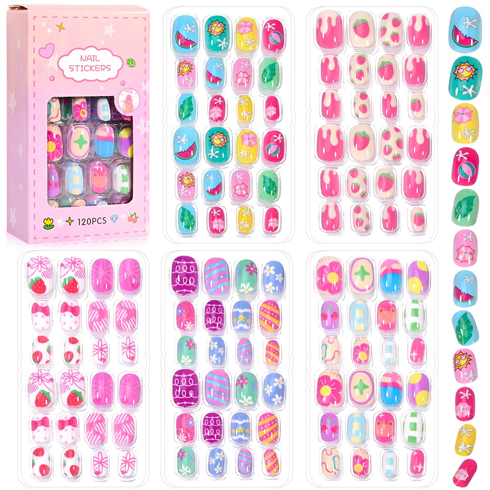 120-Piece 5-Set Candy Kids Pre - огляд і ціна Nail Art Y2K