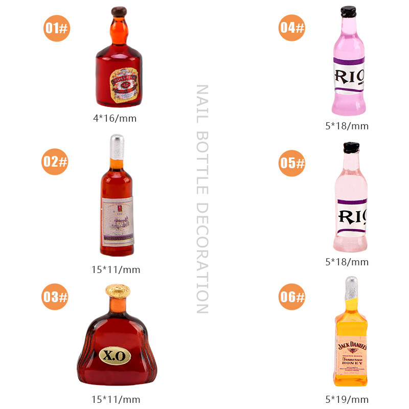 20*pcs New Wine Bottle Nail Ch - огляд і ціна Nail Art Xmas