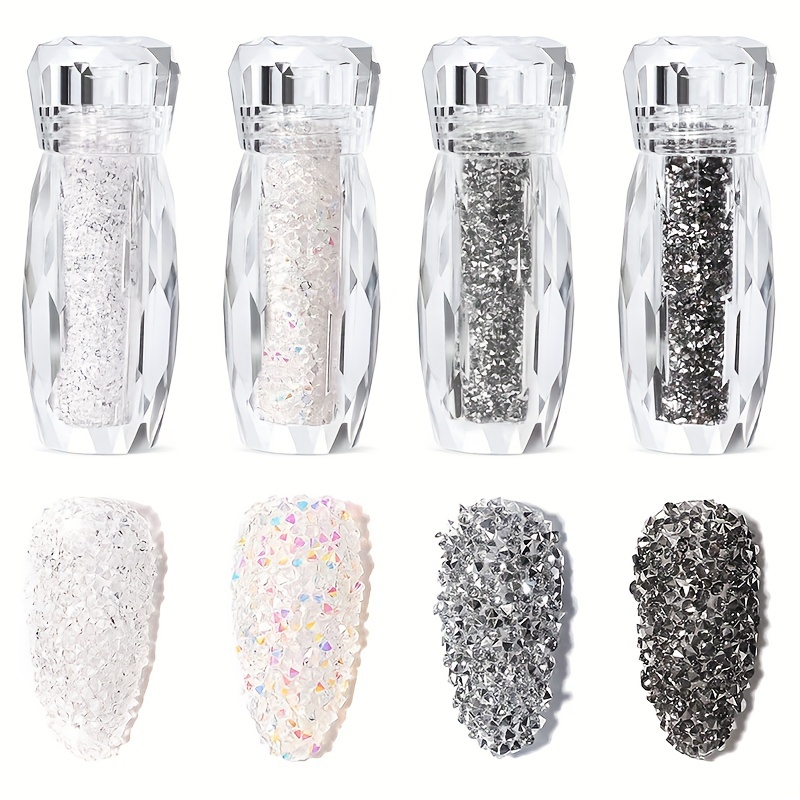 Glitter Caviar Nails Rhineston - огляд і ціна Nail Art Xmas