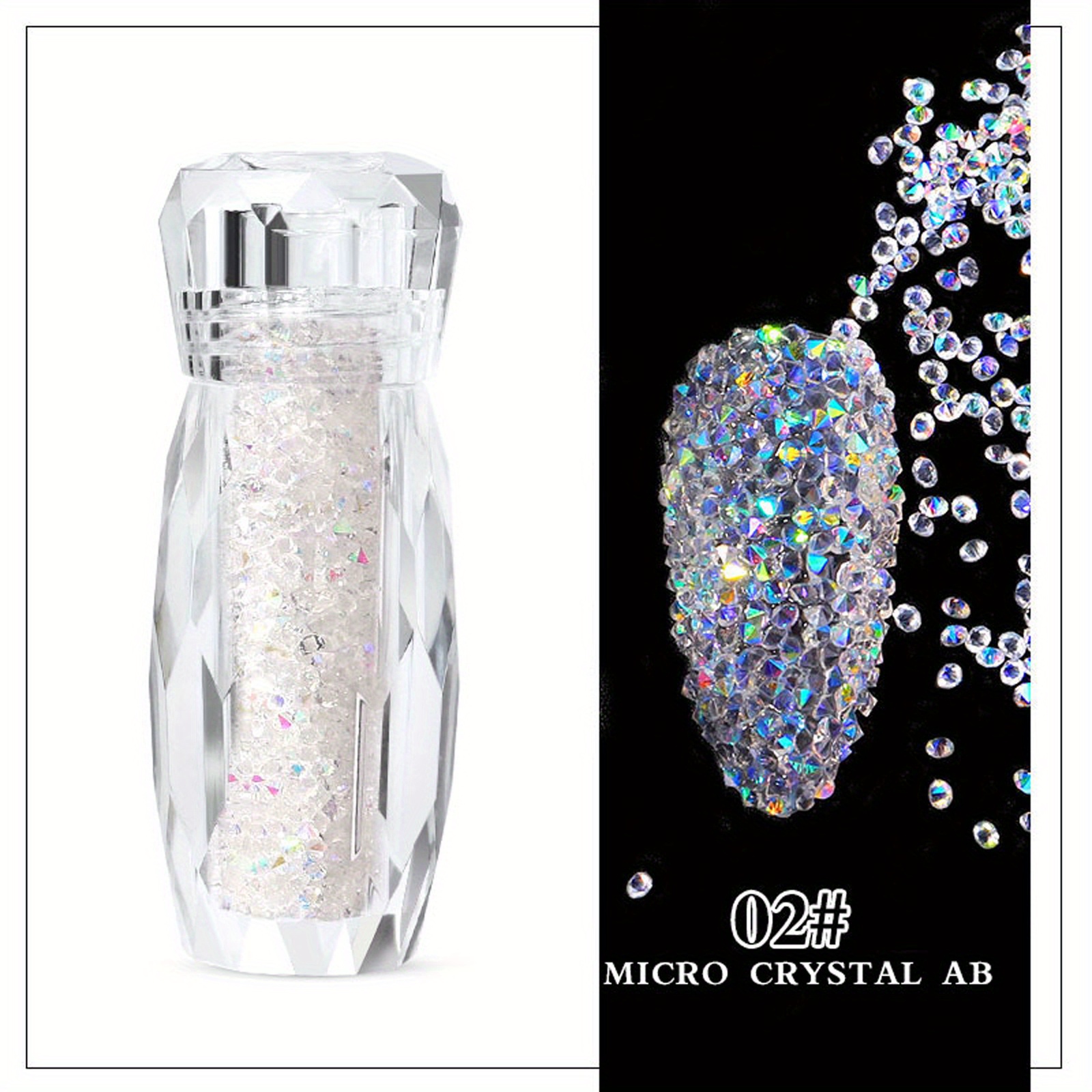 Glitter Caviar Nails Rhineston - огляд і ціна Nail Art Xmas