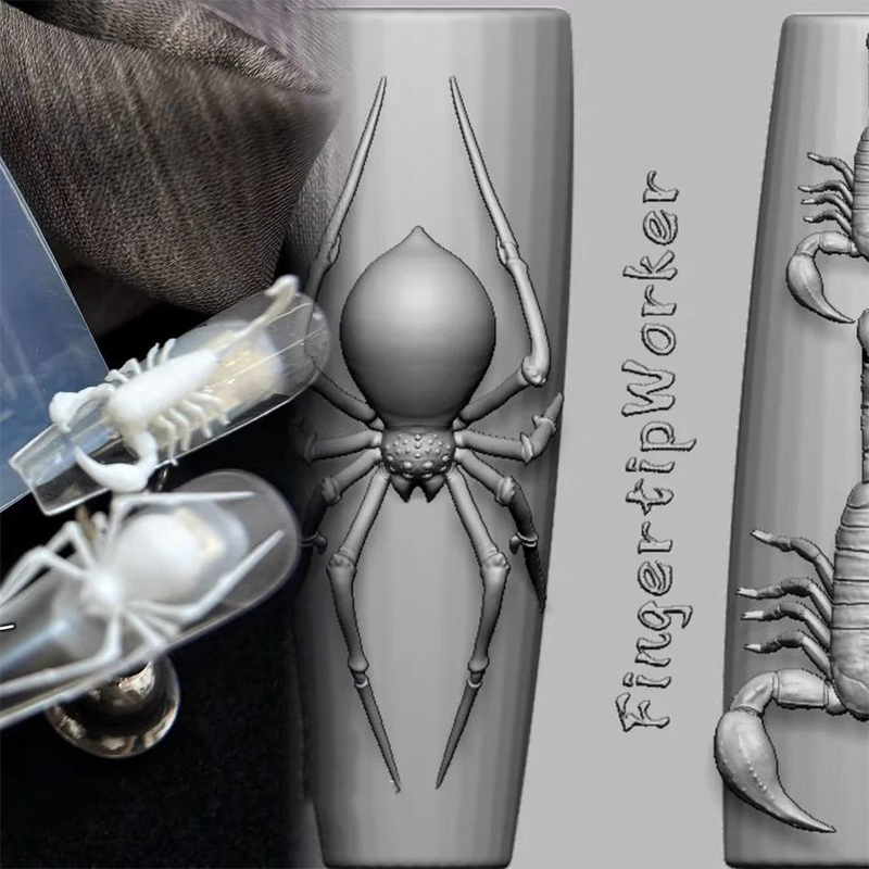 3D Spider Scorpion Silicone Na - огляд і ціна Nail Stamping Plate