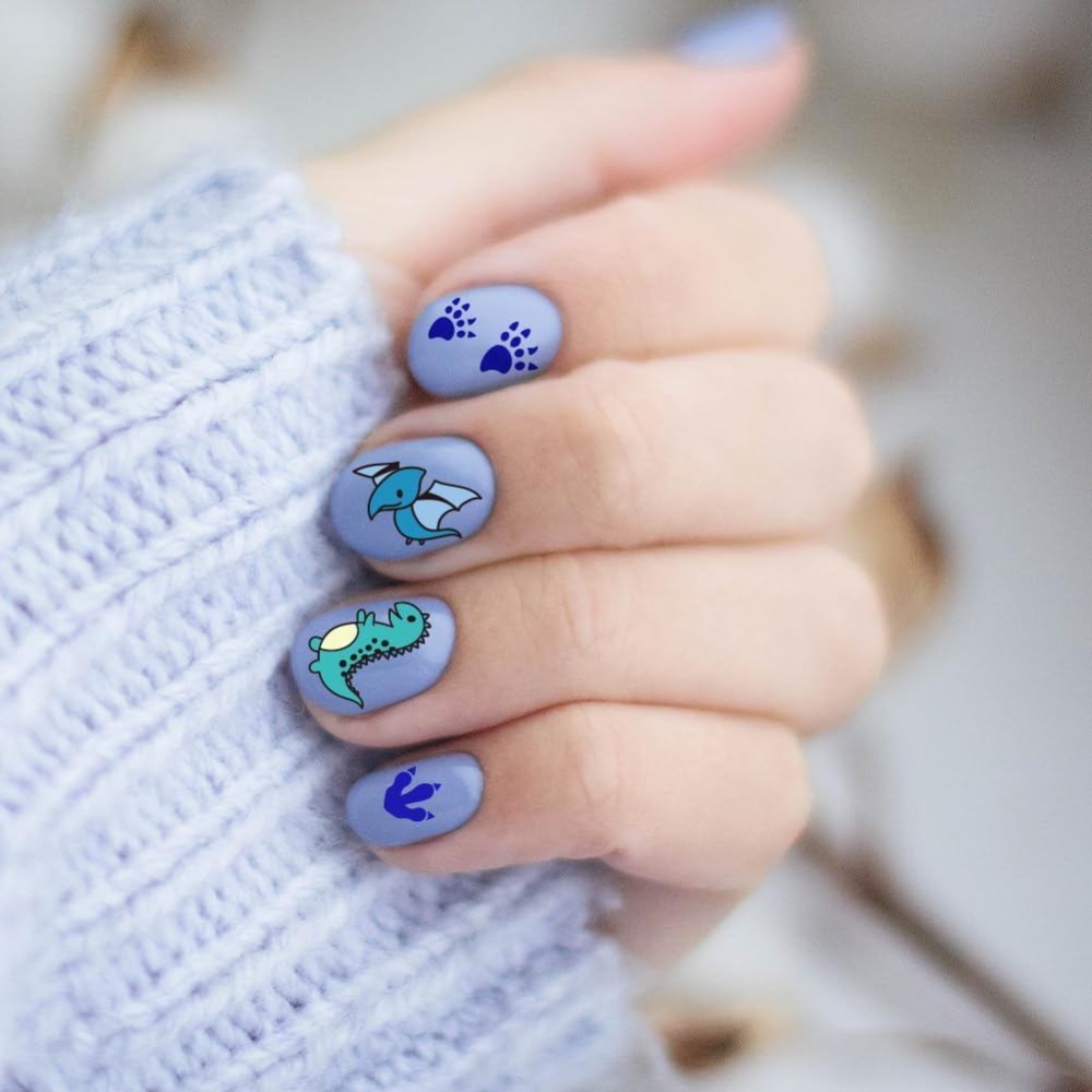 3pcs Dinosaur Nail Stamping Pl - огляд і ціна Nail Stamping Plate