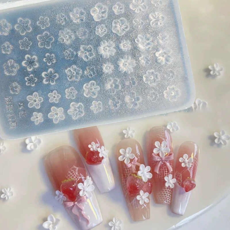 Pcs Silicone Nail Art Mold Flo - огляд і ціна Nail Stamping Plate